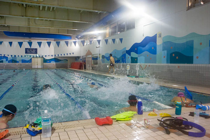 写真：水泳練習会の様子1