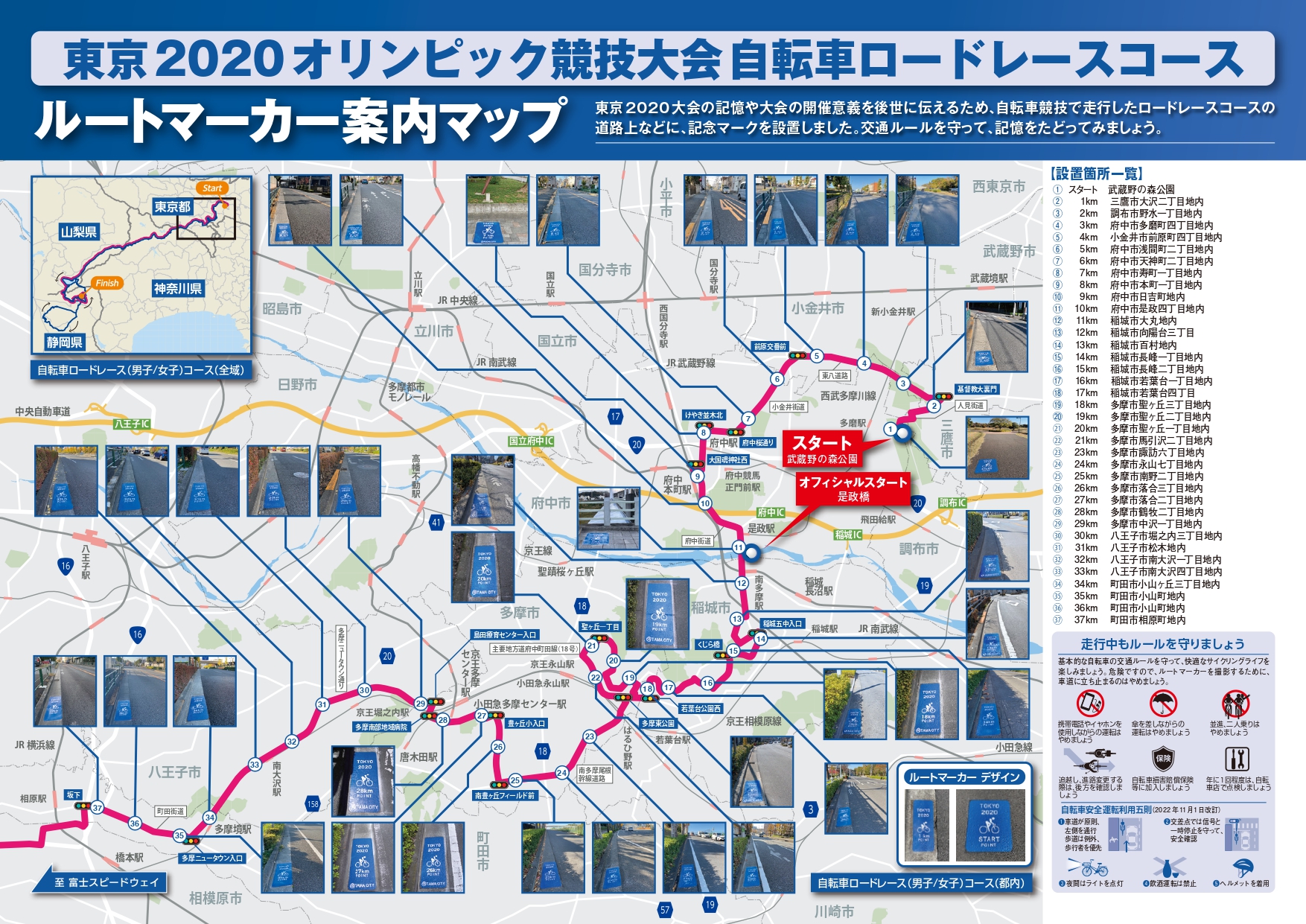 ルートマーカー案内マップ