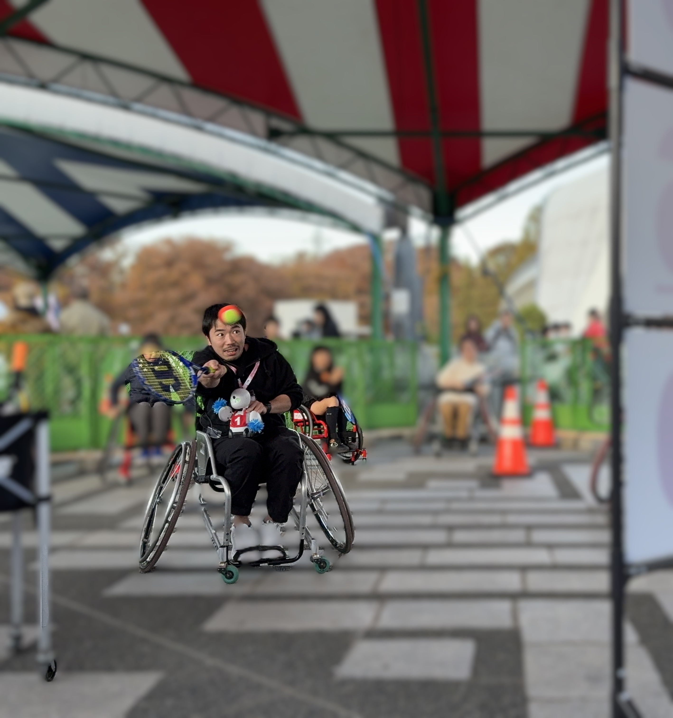 スポーツFUN PARKでイベントを楽しんでいる様子