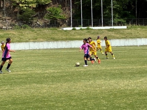 交流試合の様子