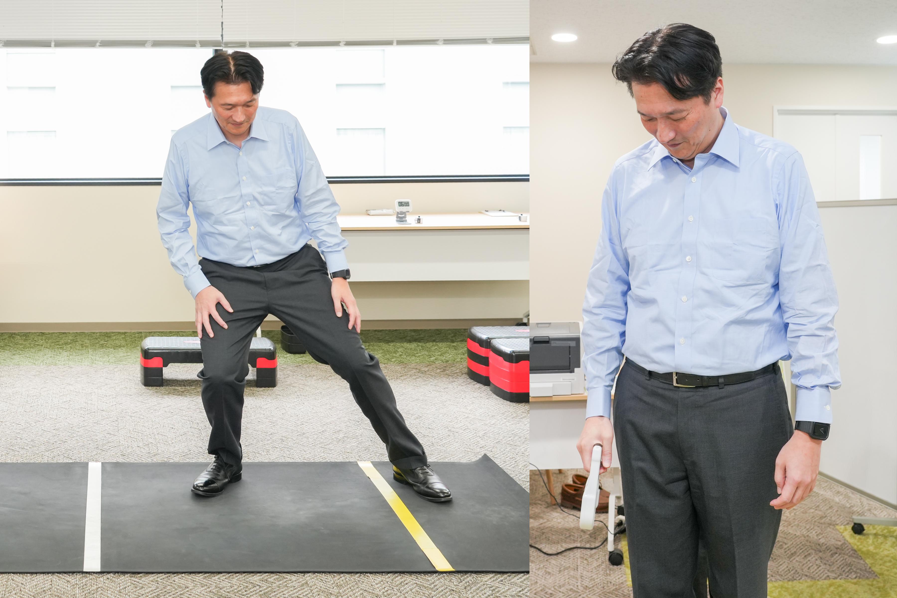 実際の測定の様子