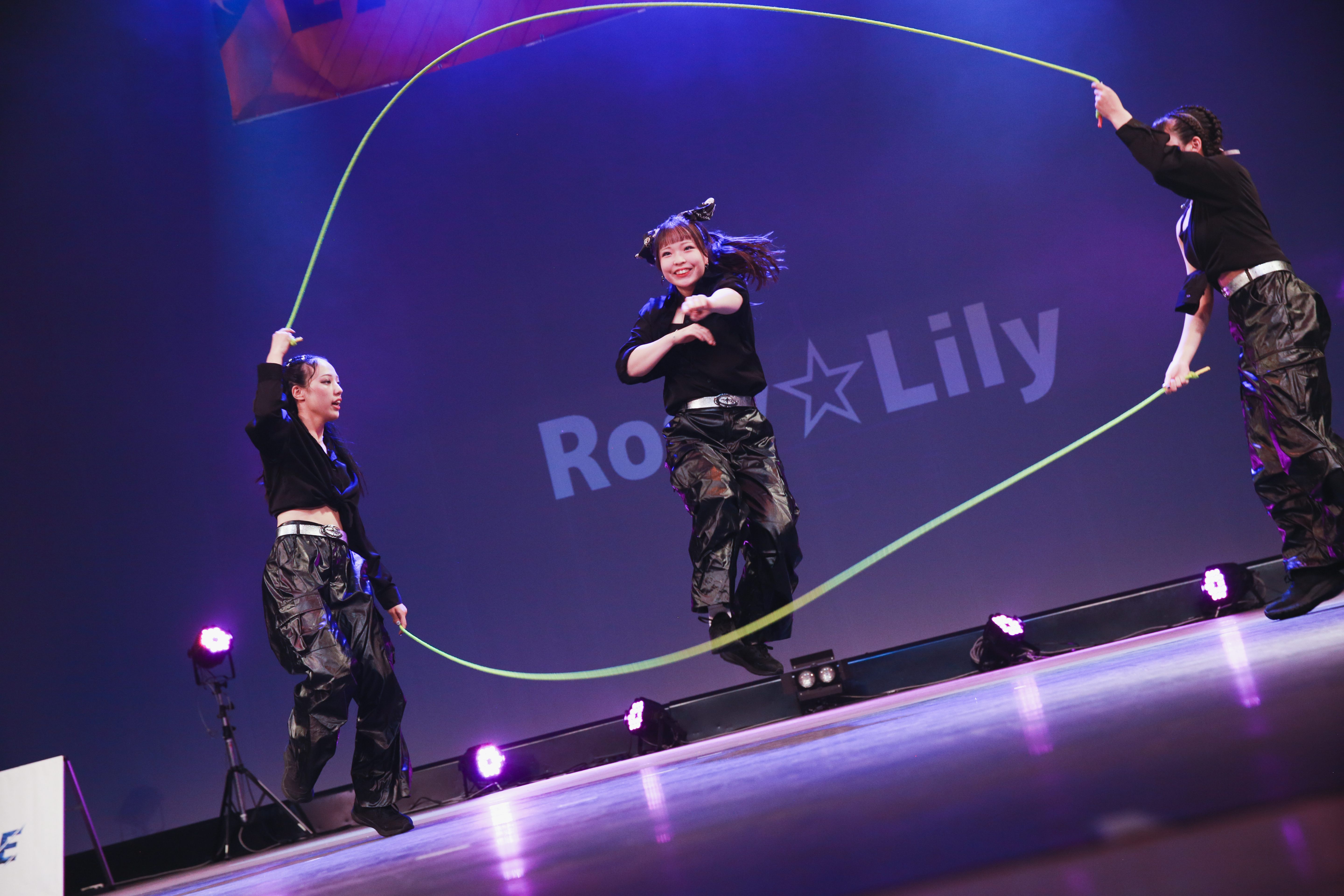 競技中の川上 ゆあ選手