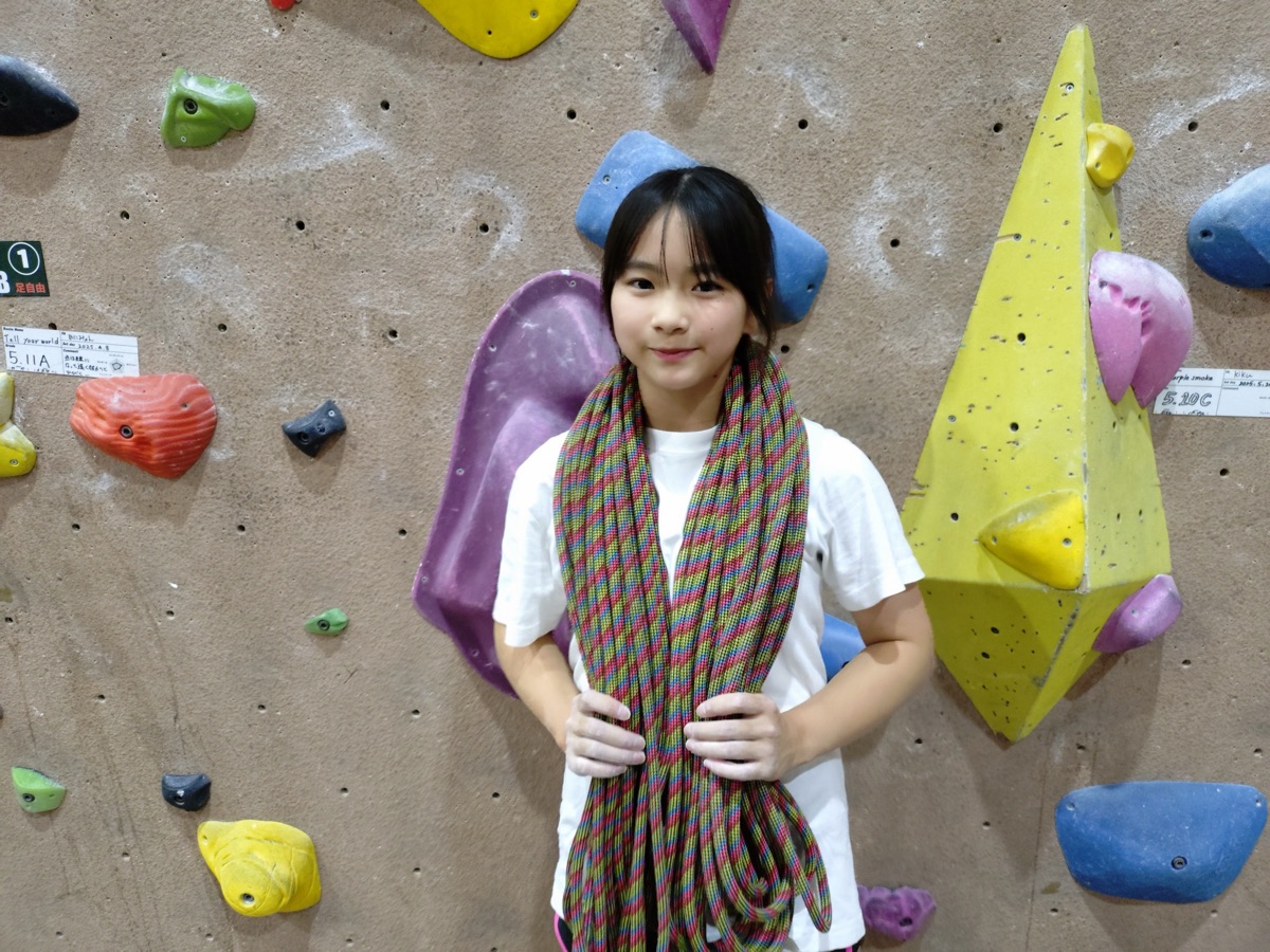 廣瀬 菫選手（競技：スポーツクライミング）
